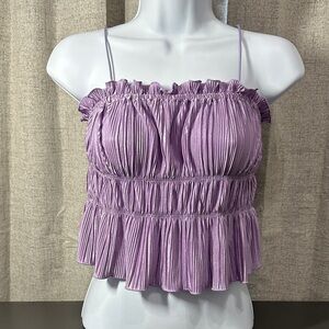 Lavender Crop Top